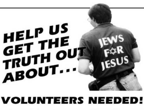 Help Jews For Judaism To Counter Missionaries On The Street – July 10 To 23, 2017