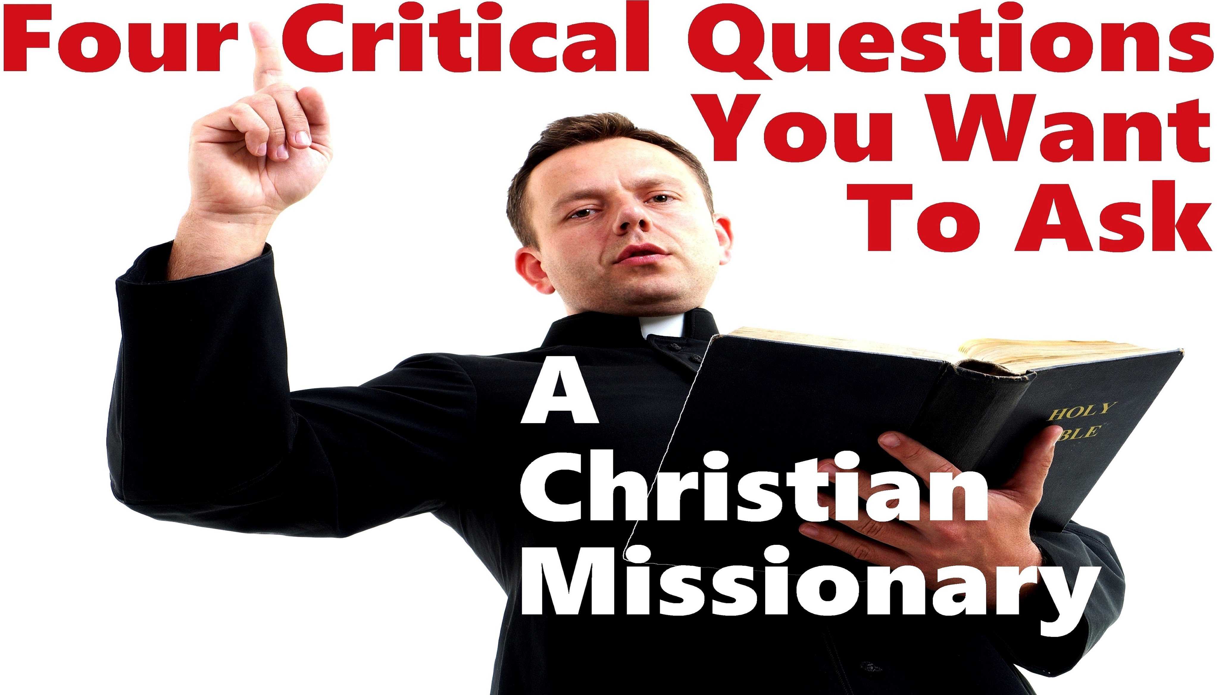 Four Questions to Ask a Christian Misssionary - Jews for Judaism