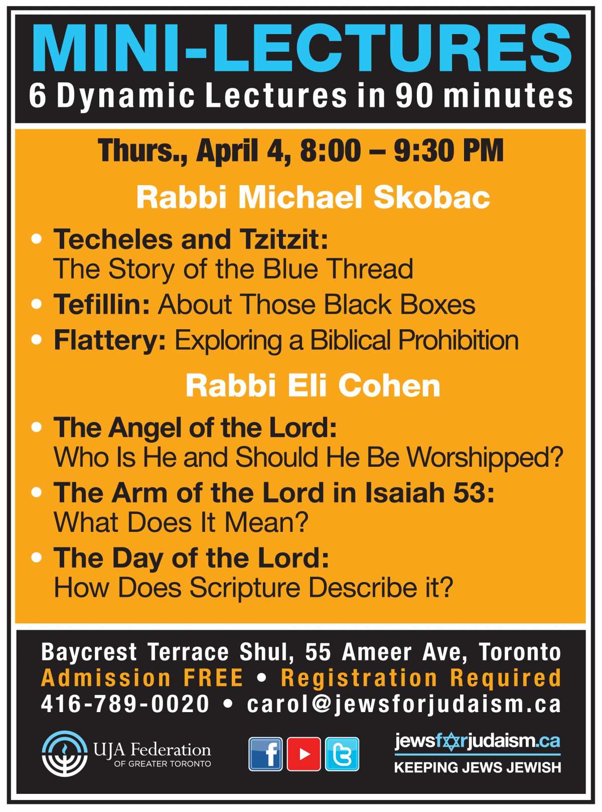 MINI-LECTURES: 6 Dynamic Lectures