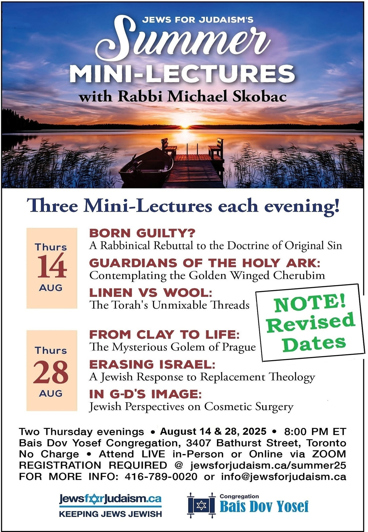 SUMMER MINI-LECTURES 2025